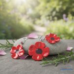ANAN, művészi ékszer, agyag, polimer agyag, fülbevaló, nyaklánc, vörös, Pipacsok
