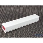 Hosszúkás, mágneses díszdoboz, bordó belső